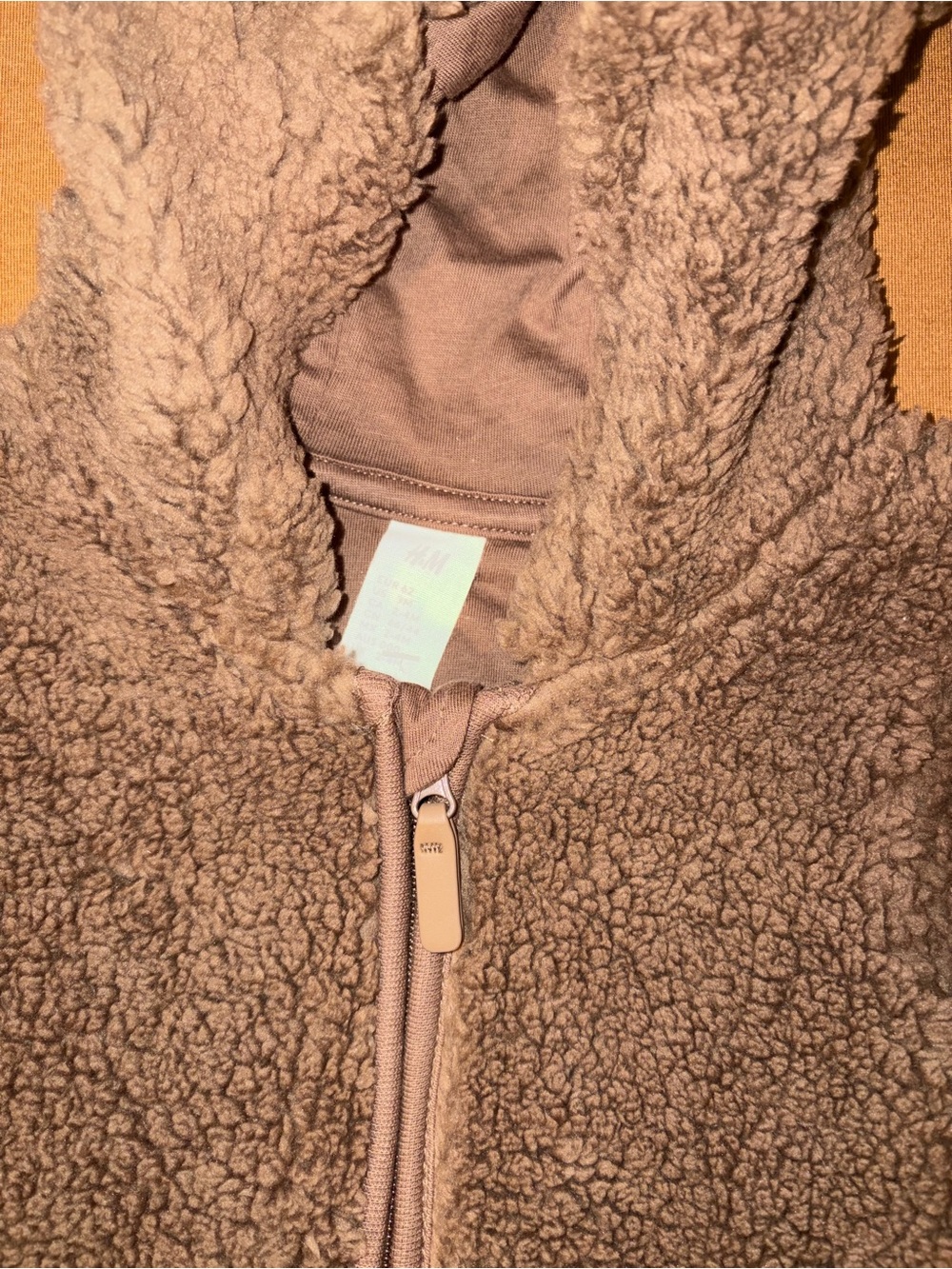 H&M Brown Teddy Hooded Baby One-Piece - Picture 6 of 7